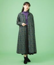 GJHLS34190 Jocomomola(ホコモモラ) シャーリングコーデュロイ フレアスカート グリーン