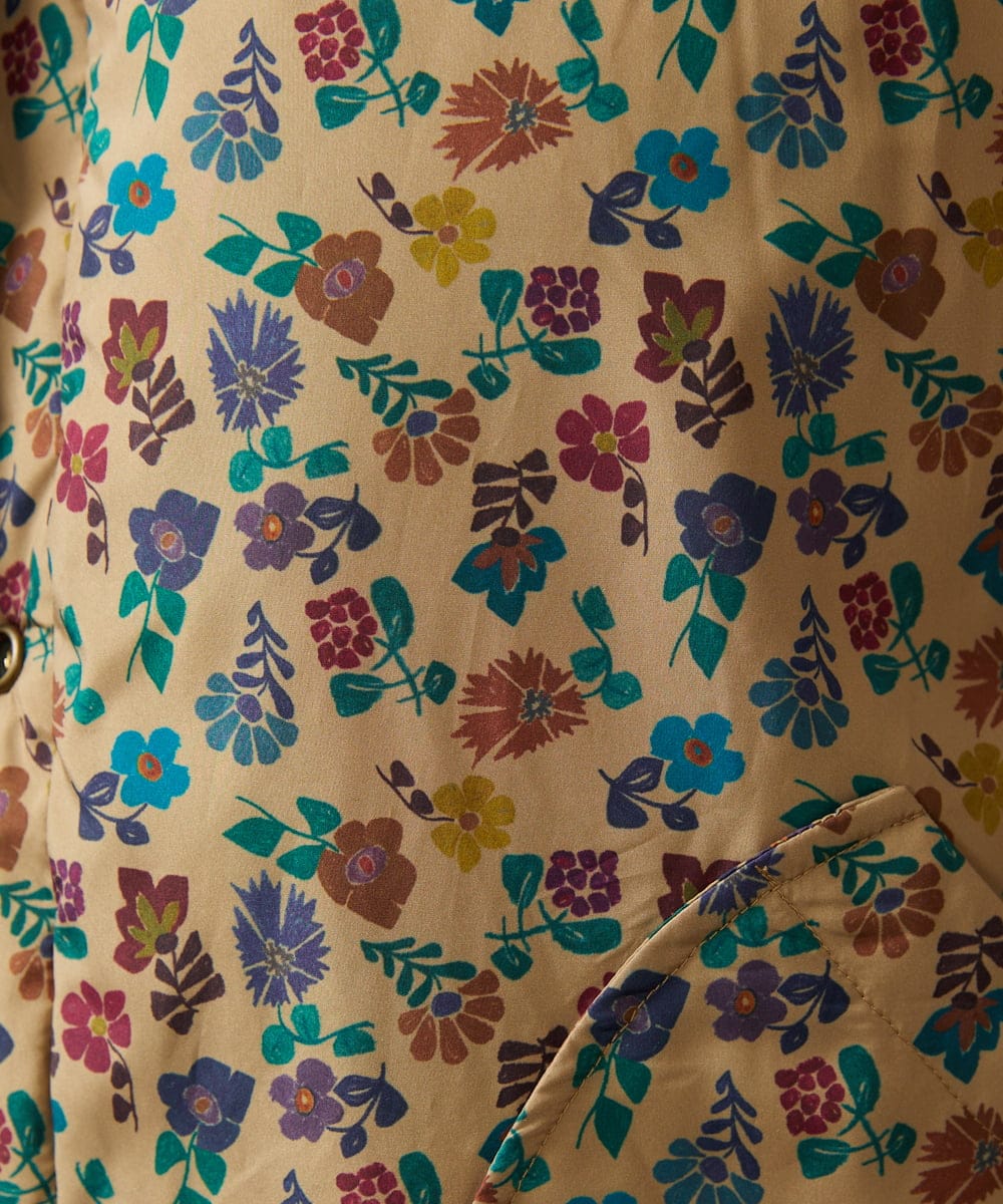 GJJAE38420 Jocomomola(ホコモモラ) 【リバーシブル】Flor Alta ショートダウンジャケット マスタード