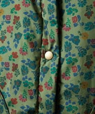 GJJAE38420 Jocomomola(ホコモモラ) 【リバーシブル】Flor Alta ショートダウンジャケット グリーン