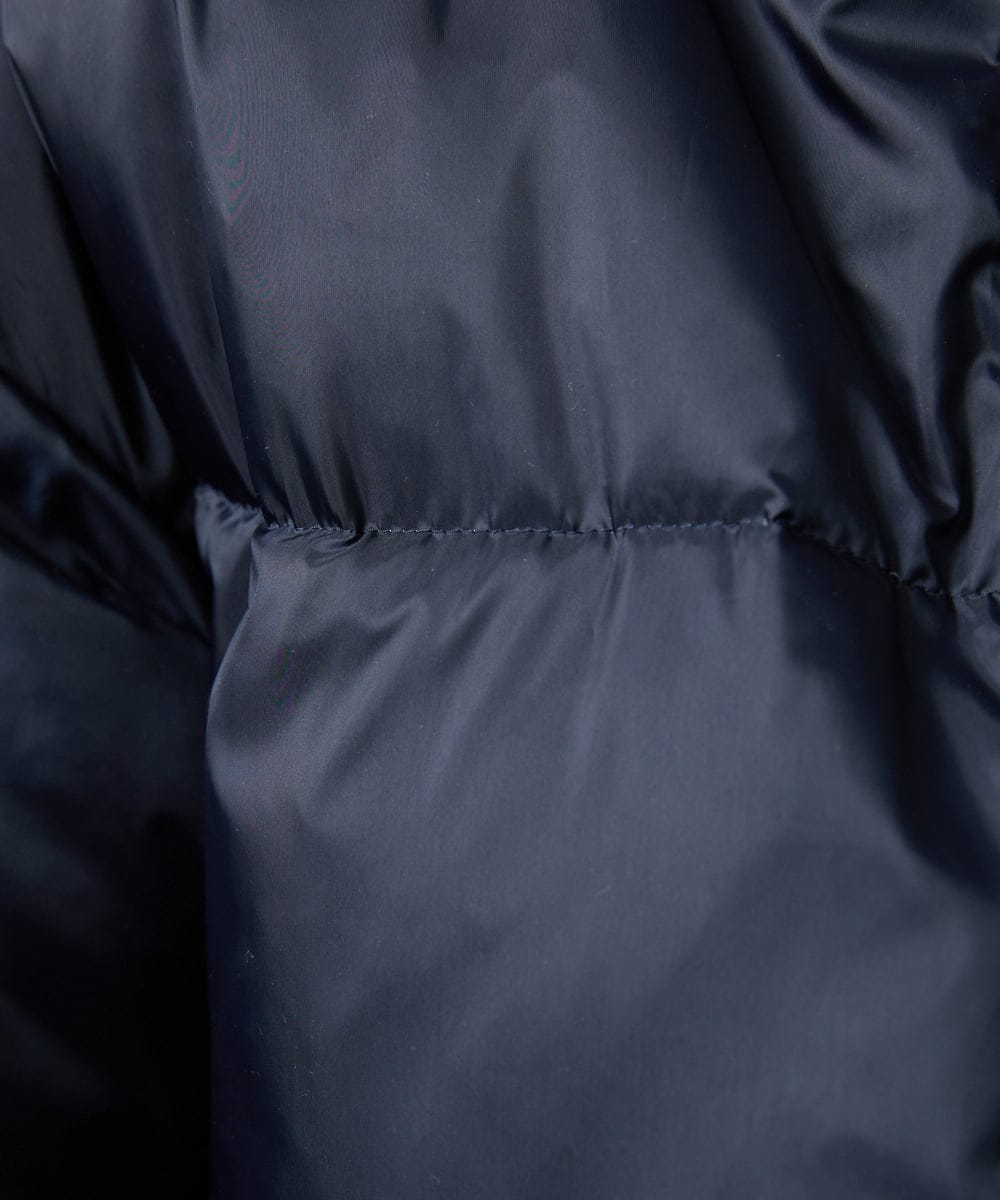 GJJAE38420 Jocomomola(ホコモモラ) 【リバーシブル】Flor Alta ショートダウンジャケット ネイビー