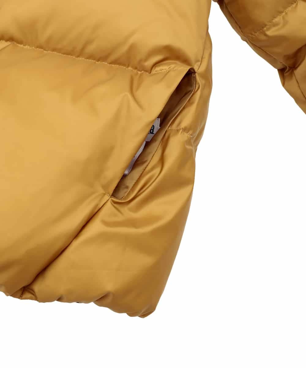 GJJAE38420 Jocomomola(ホコモモラ) 【リバーシブル】Flor Alta ショートダウンコート マスタード