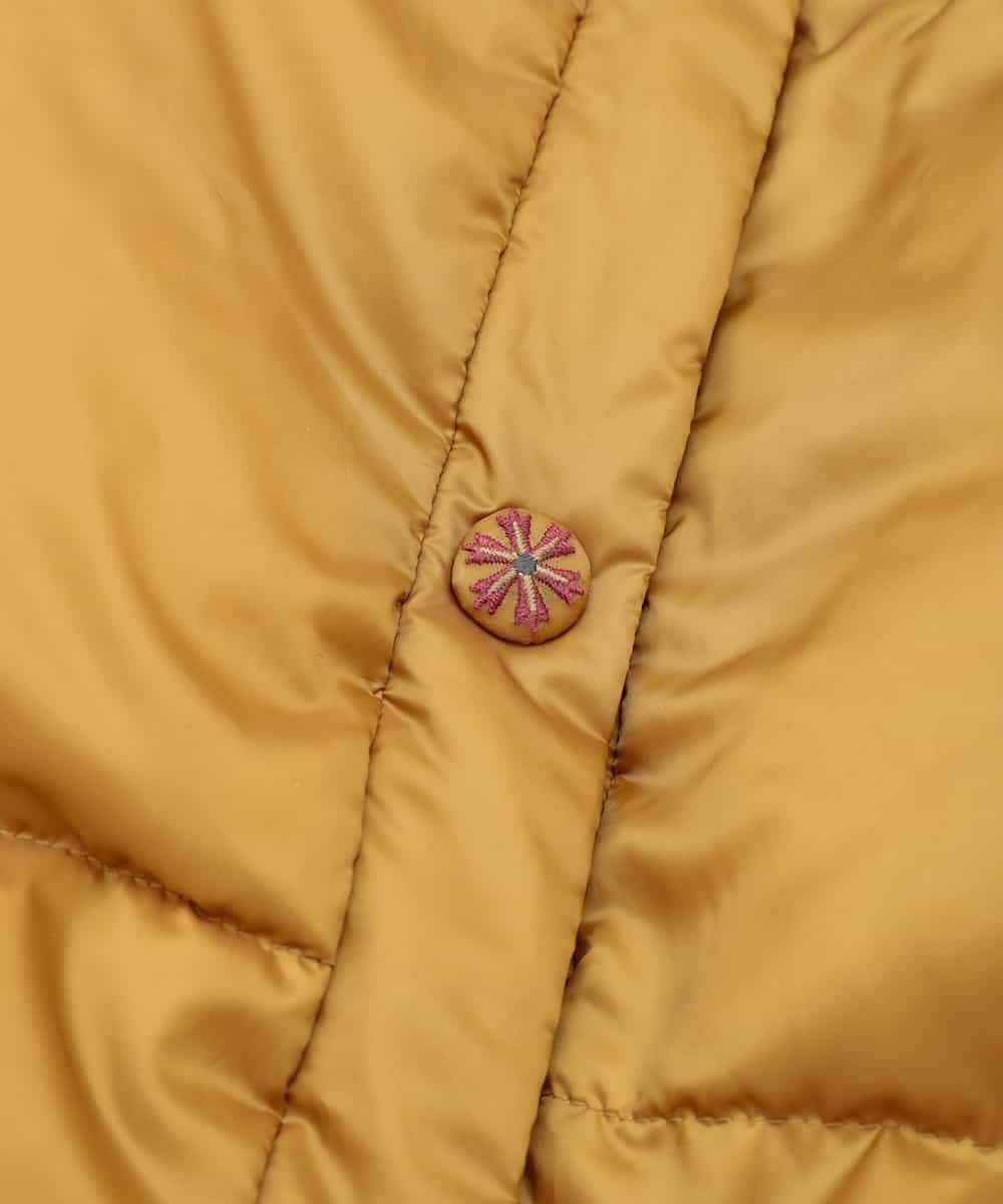 GJJAE38420 Jocomomola(ホコモモラ) 【リバーシブル】Flor Alta ショートダウンコート マスタード