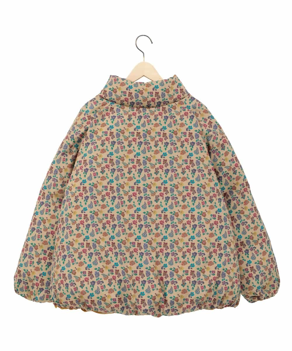 GJJAE38420 Jocomomola(ホコモモラ) 【リバーシブル】Flor Alta ショートダウンコート マスタード