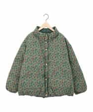 GJJAE38420 Jocomomola(ホコモモラ) 【リバーシブル】Flor Alta ショートダウンコート マスタード