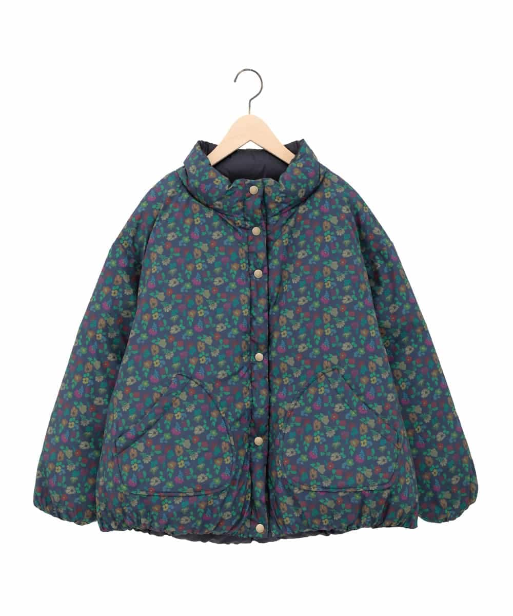 GJJAE38420 Jocomomola(ホコモモラ) 【リバーシブル】Flor Alta ショートダウンコート マスタード