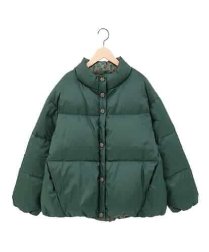 GJJAE38420 Jocomomola 【リバーシブル】Flor Alta ショートダウンコート