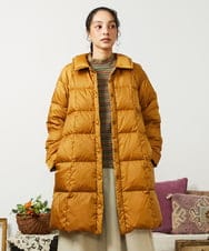 GJJAE39470 Jocomomola(ホコモモラ) 【リバーシブル】Flor Alta ロングダウンコート マスタード