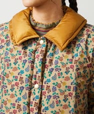 GJJAE39470 Jocomomola(ホコモモラ) 【リバーシブル】Flor Alta ロングダウンコート マスタード