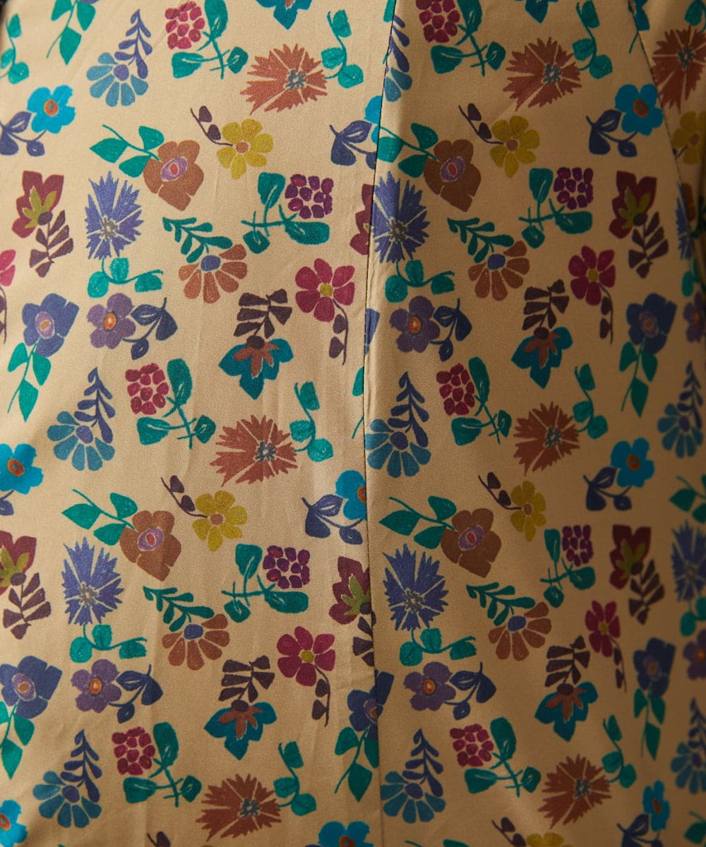 GJJAE39470 Jocomomola(ホコモモラ) 【リバーシブル】Flor Alta ロングダウンコート マスタード