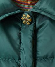 GJJAE39470 Jocomomola(ホコモモラ) 【リバーシブル】Flor Alta ロングダウンコート グリーン