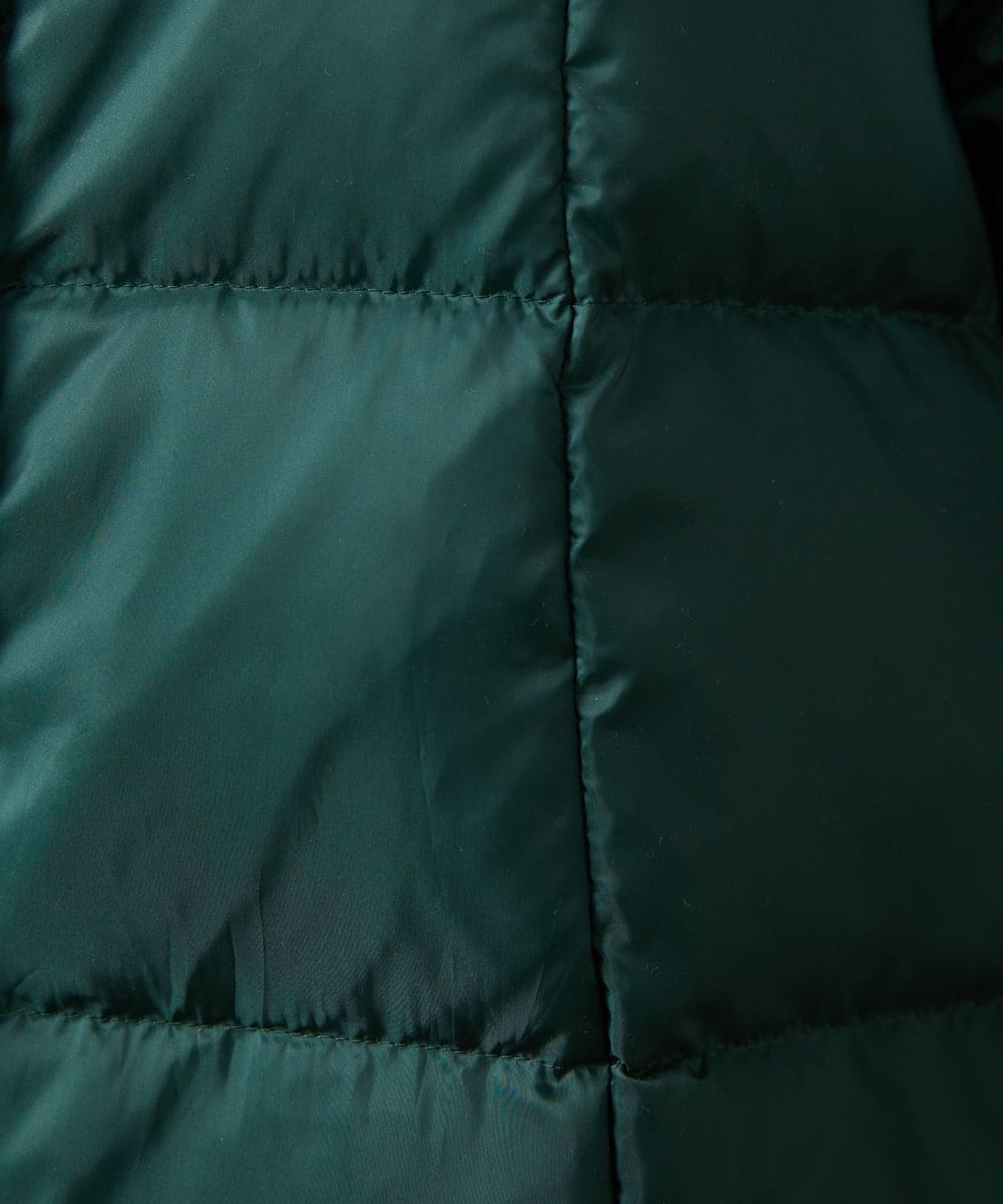 GJJAE39470 Jocomomola(ホコモモラ) 【リバーシブル】Flor Alta ロングダウンコート グリーン