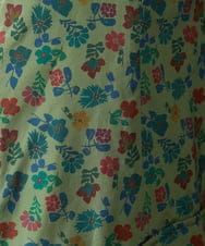 GJJAE39470 Jocomomola(ホコモモラ) 【リバーシブル】Flor Alta ロングダウンコート グリーン