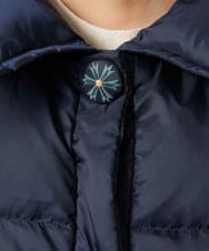 GJJAE39470 Jocomomola(ホコモモラ) 【リバーシブル】Flor Alta ロングダウンコート ネイビー