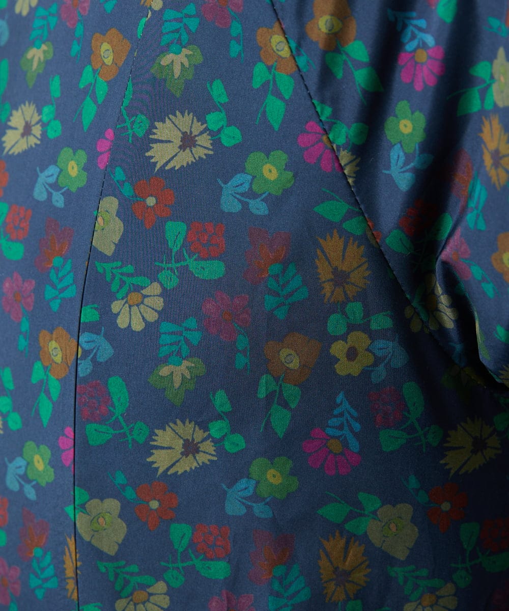 GJJAE39470 Jocomomola(ホコモモラ) 【リバーシブル】Flor Alta ロングダウンコート ネイビー