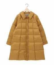 GJJAE39470 Jocomomola(ホコモモラ) 【リバーシブル】Flor Alta ロングダウンコート マスタード