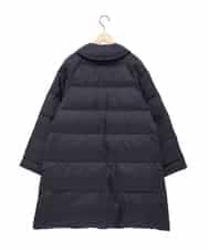 GJJAE39470 Jocomomola(ホコモモラ) 【リバーシブル】Flor Alta ロングダウンコート ネイビー