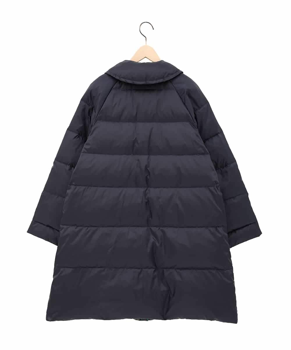 GJJAE39470 Jocomomola(ホコモモラ) 【リバーシブル】Flor Alta ロングダウンコート ネイビー
