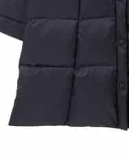 GJJAE39470 Jocomomola(ホコモモラ) 【リバーシブル】Flor Alta ロングダウンコート ネイビー