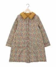 GJJAE39470 Jocomomola(ホコモモラ) 【リバーシブル】Flor Alta ロングダウンコート ネイビー