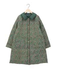 GJJAE39470 Jocomomola(ホコモモラ) 【リバーシブル】Flor Alta ロングダウンコート ネイビー