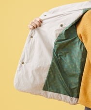 GJJAT34350 Jocomomola(ホコモモラ) ナイロンワッシャー ショートダウン アイボリー