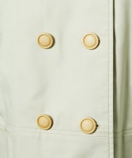 GJJDD30380 Jocomomola(ホコモモラ) 裏地プリントロングコート ベージュ