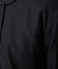 GJJDD30380 Jocomomola(ホコモモラ) 裏地プリントロングコート ブラック