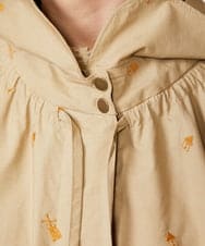 GJJDE03380 Jocomomola(ホコモモラ) Molino de vientoycasa 刺繍ロングコート ベージュ