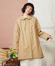 GJJDE03380 Jocomomola(ホコモモラ) Molino de vientoycasa 刺繍ロングコート ベージュ