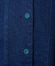 GJJDE39250 Jocomomola(ホコモモラ) デニムワークジャケット ネイビー