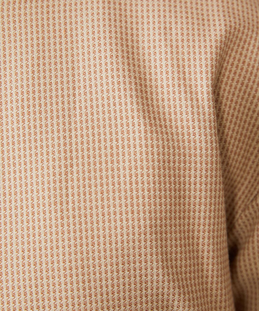 GJJDE43350 Jocomomola(ホコモモラ) Chorlito 千鳥チェックフード付きジャケット ベージュ