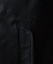 GJJDS30330 Jocomomola(ホコモモラ) 袖裏プリント ステンカラーコート イエロー