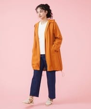 GJJDT41300 Jocomomola(ホコモモラ) color ラチネモッズコート オレンジ