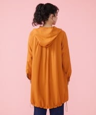 GJJDT41300 Jocomomola(ホコモモラ) color ラチネモッズコート オレンジ