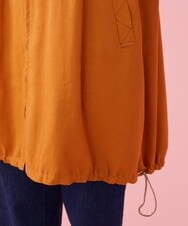 GJJDT41300 Jocomomola(ホコモモラ) color ラチネモッズコート オレンジ