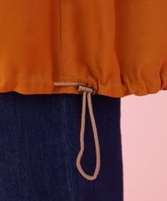 GJJDT41300 Jocomomola(ホコモモラ) color ラチネモッズコート オレンジ