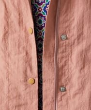 GJJFD31270 Jocomomola(ホコモモラ) Lisa ナイロンミドル丈スプリングコート ピンク