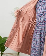 GJJFD31270 Jocomomola(ホコモモラ) Lisa ナイロンミドル丈スプリングコート ピンク