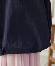 GJJFD31270 Jocomomola(ホコモモラ) Lisa ナイロンミドル丈スプリングコート ネイビー