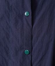 GJJFD31270 Jocomomola(ホコモモラ) Lisa ナイロンミドル丈スプリングコート ネイビー