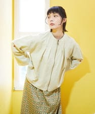 GJJFD35240 Jocomomola(ホコモモラ) Encrucijada ドビーノーカラージャケット ベージュ