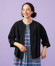 GJJFD35240 Jocomomola(ホコモモラ) Encrucijada ドビーノーカラージャケット ブラック