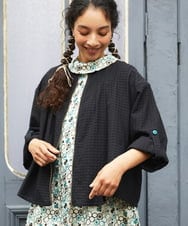 GJJFD35240 Jocomomola(ホコモモラ) Encrucijada ドビーノーカラージャケット ブラック