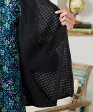 GJJFD35240 Jocomomola(ホコモモラ) Encrucijada ドビーノーカラージャケット ブラック