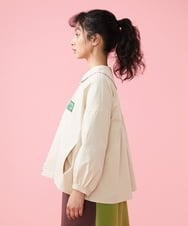 GJJFS01300 Jocomomola(ホコモモラ) Sobres 封筒モチーフブルゾン ベージュ
