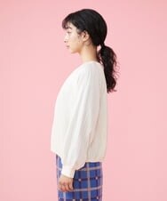 GJJFS34250 Jocomomola(ホコモモラ) Dia a dia ライトブルゾン アイボリー