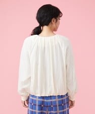 GJJFS34250 Jocomomola(ホコモモラ) Dia a dia ライトブルゾン アイボリー