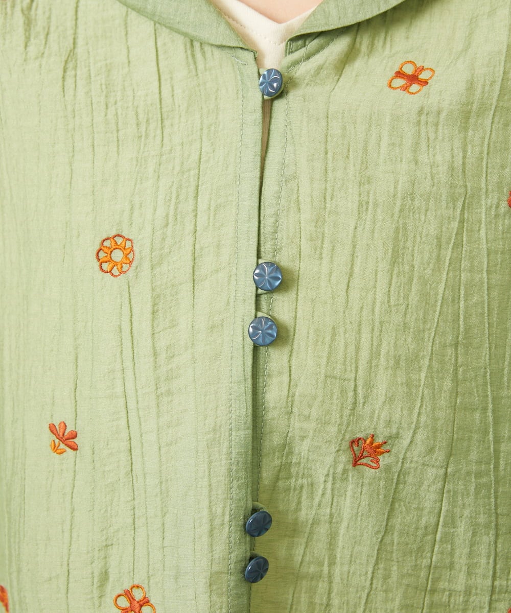 テンセルシアーフラワー刺繍ジャケット(その他のジャケット・スーツ