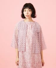 GJJHD52220 Jocomomola(ホコモモラ) Fatalidad レースジャケット ピンク