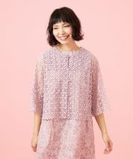 GJJHD52220 Jocomomola(ホコモモラ) Fatalidad レースジャケット ピンク